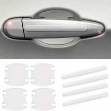 8Pc Clear  Universal Car Door Handle Film Protector Sticker Scratch Resistant