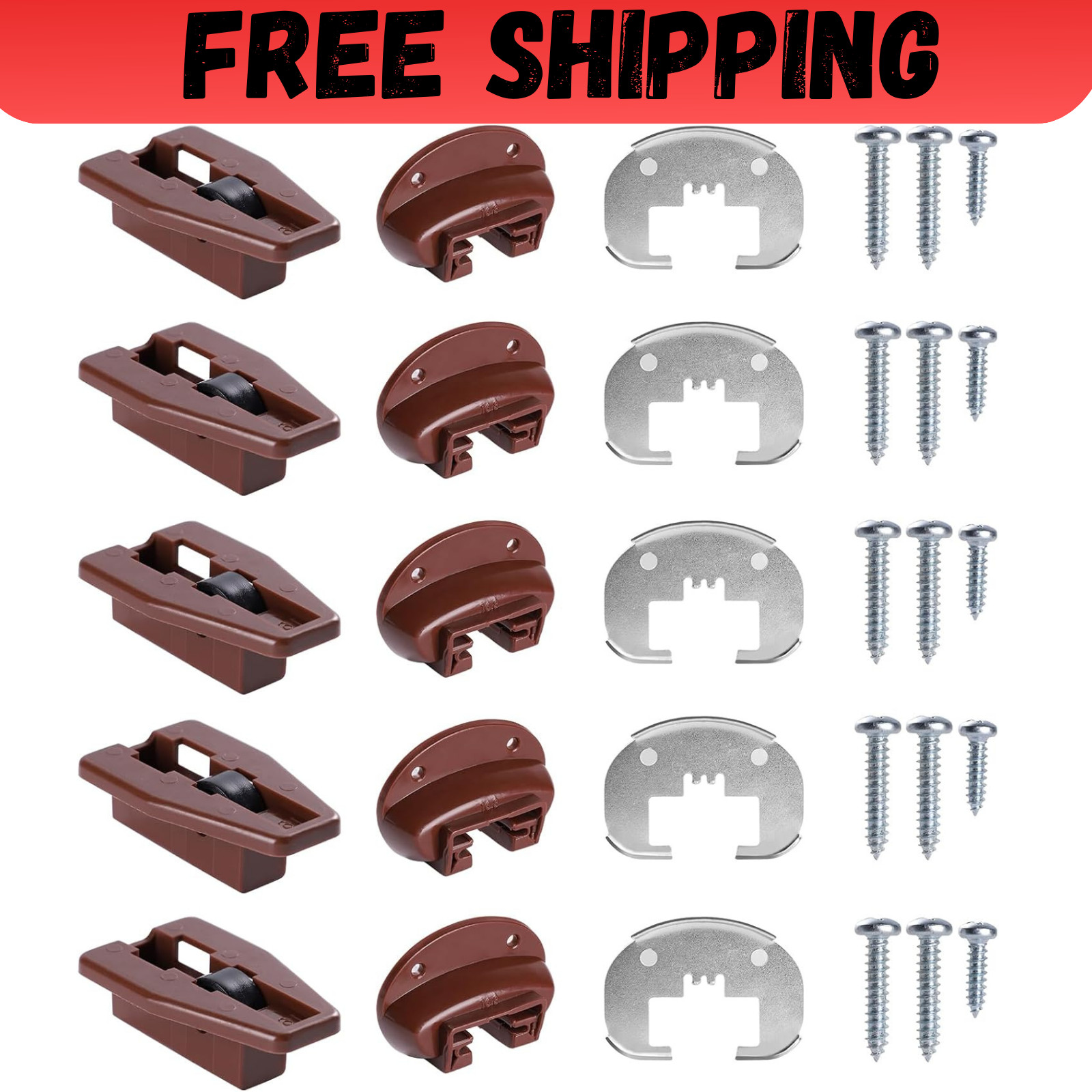 For Kenlin Rite-trak Ii Replacement 168 Track Guides, 5 Sets