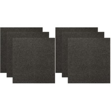 6Pcs Reusable Microfiber Towels for Car Glasses Window Cleaning Black