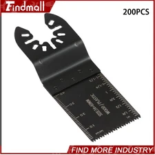 Findmall 200 PCS Oscillating Saw Blades Quick Release Multi Tool Blades Kits