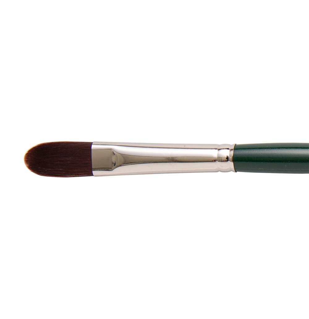 Silver Brush : Ruby Satin : Synthetic Brush : Series 2503 : Filbert : Size 8