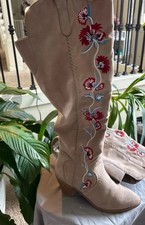 Carlos Santana Alexia Boho Embroidered Floral...