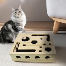 Scratches Puzzle Enrichment Box Gift Versatile Wood Ornament Accessories