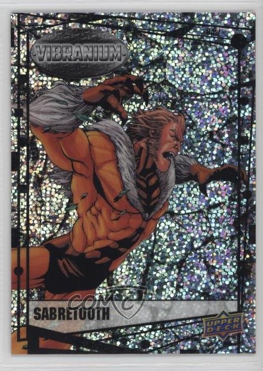 2015 Upper Deck Marvel Vibranium Raw Vibranium Sabretooth #11 i1f