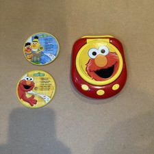 Sesame Street Elmo Toys Lot - CD Player w/ 2 CDs tested