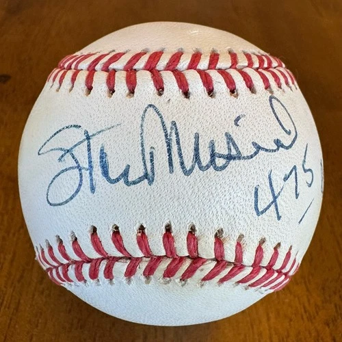 Stan Musial 475 HR Signed Autographed National League Baseball Ball JSA COA