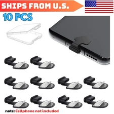 10 Packs USB C Dust Plug for Phone USB Type C Port Silicone Dust Cover Cap NEW