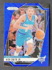 Nick Smith Jr. 2024-25 Panini Prizm Blue Wave Base /125 #185