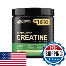 Optimum Nutrition Micronized Creatine Monohydrate Powder, Unflavored, 60 Serving