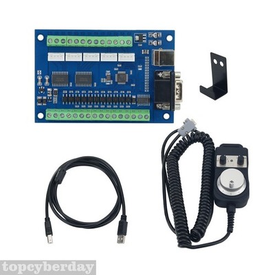 CNC Driver Breakout Board USB MACH3 Engraving Machine 5 Axis+MPG Controller Card