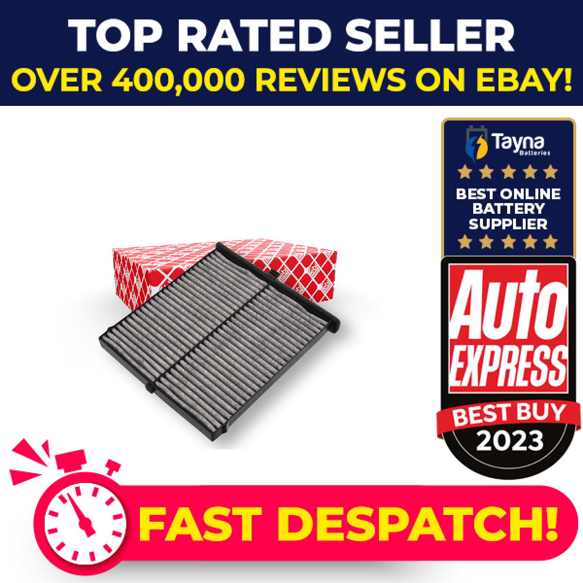 Pollen / Cabin Filter fits MAZDA 3 2.2D 13 to 19 KD4761J6X9A Febi Quality New