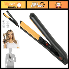 Tourmaline Ceramic Flat Iron Hair Straightener 1" - Professional Styling Tool