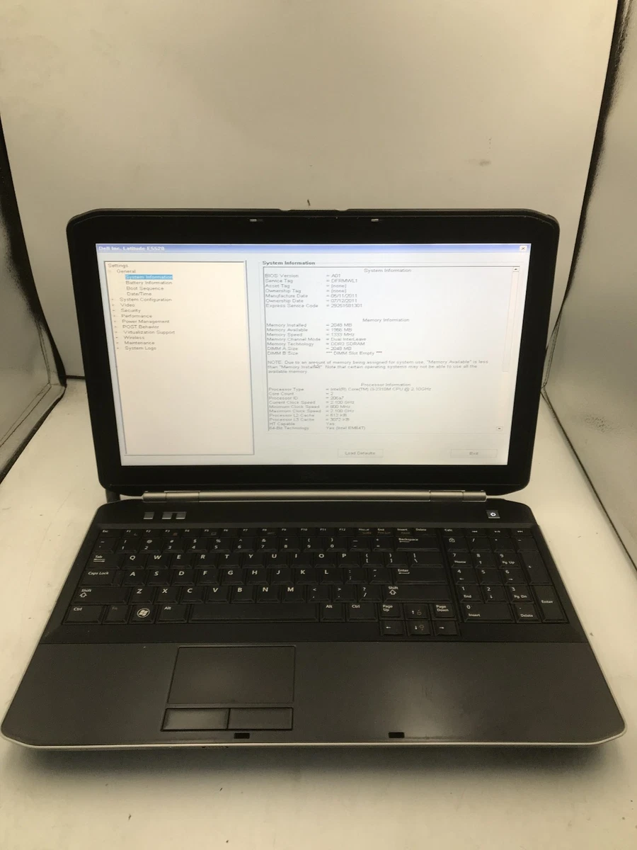 Dell Latitude E5520 PC Laptops & Netbooks for Sale | Shop New