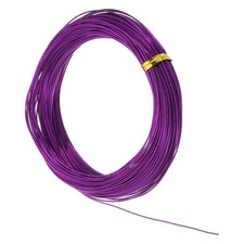 20 Gauge 0.8mm Aluminum Wire 100ft Bendable Metal Craft Armature Wire Purple