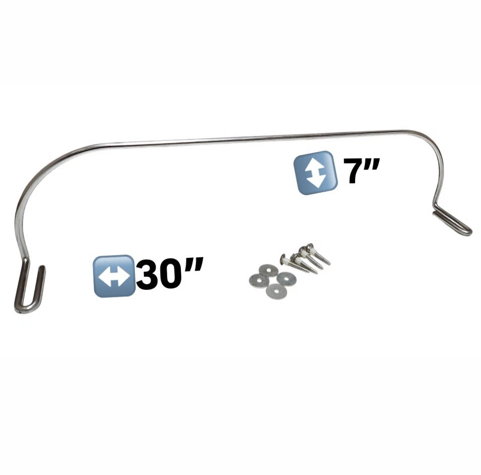 Barra de retenção Tempur-Pedic base ajustável TWIN XL 29” de comprimento com parafusos - Imagem 3 de 4