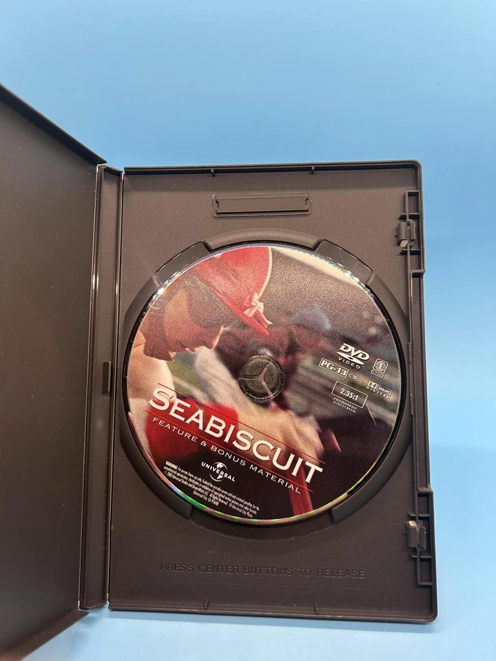 Seabiscuit DVD Movie Tobey Maguire Jeff Bridges Chris Cooper Horse Racing Drama - Image 2 of 3