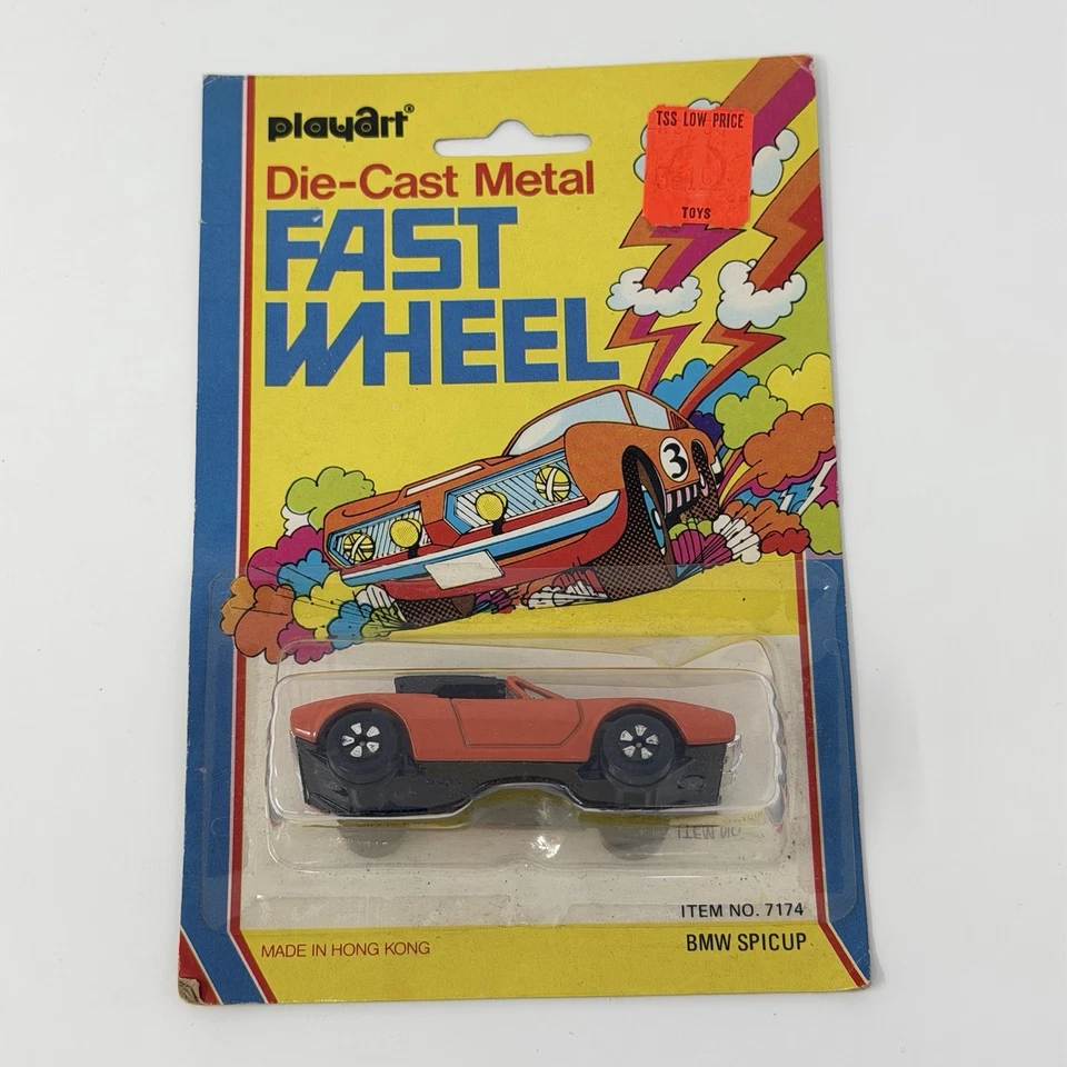 Vintage Playart BMW Spicup Orange Fastwheel Die-Cast Metal No 7174 - Image 1 of 4