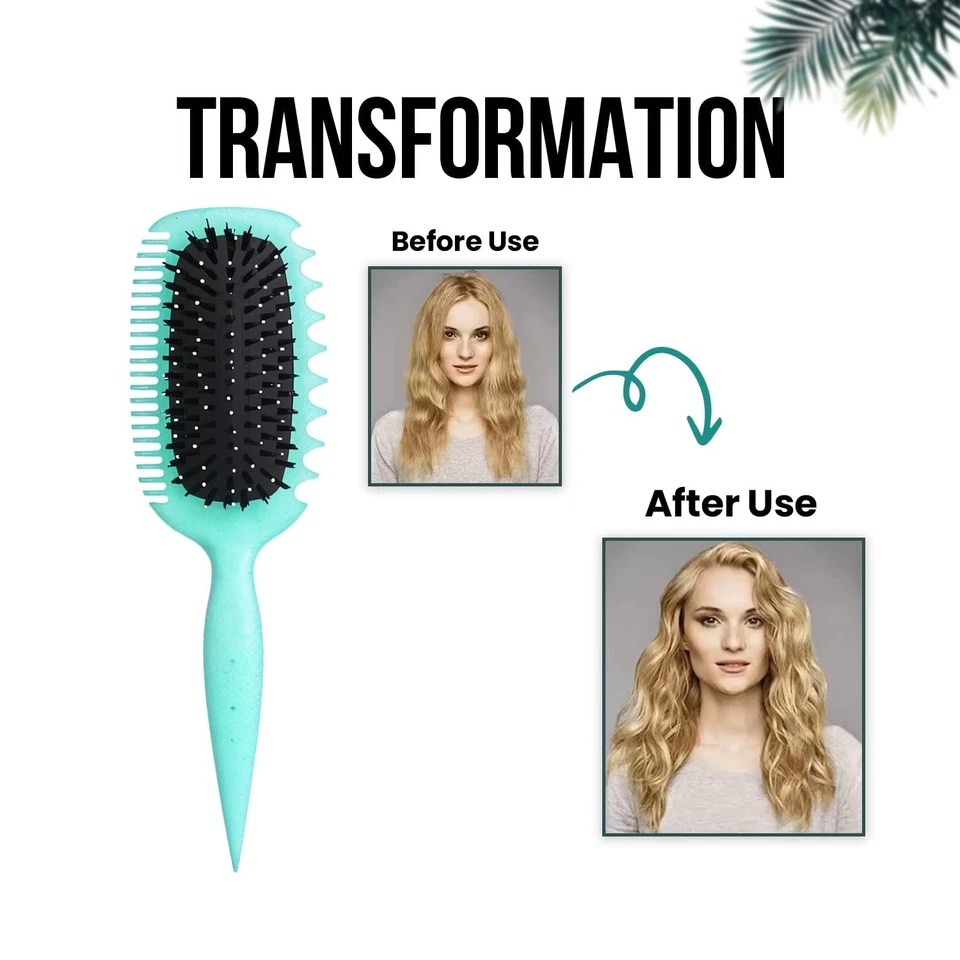 Velvizia Curl Defining Brush  1PC Styling & Shaping Brush for Curly Hair Wet Dry - Image 4 of 4