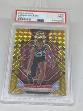 2022 PANINI MOSAIC #215 JABARI WALKER /10 GOLD RC ROOKIE PSA 9 MINT POP 2