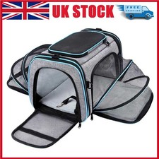 Expandable Large Pet Carrier For Cats, Kittens, Puppy Cat Kitten Carrier Bag