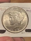 1923 $1 Peace Dollar Coin American Liberty MS+++ Condition! 90% Silver