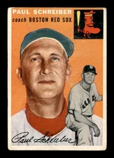 1954 Topps #217 Paul Schreiber CO RC VG/VGEX X3586942
