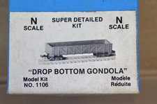 DIMI-TRAINS 1106 N GAUGE DROP BOTTOM GONDOLA CAR WAGON SUPER DETAILED KIT on
