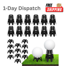 24 Pack Golf Simulator Tees Plastic Practice Golf Tees Indoor Outdoor Set