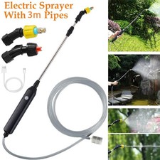 Electric Sprayer Watering Wand Rechargeable for Yard Lawn Weeds Plants w/3m Pipe