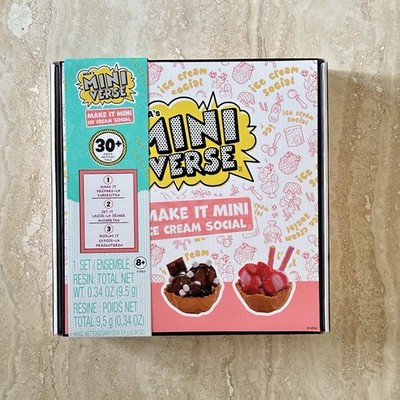 MGA's Miniverse Make It Mini Ice Cream Social BRAND NEW! FREE SHIPPING