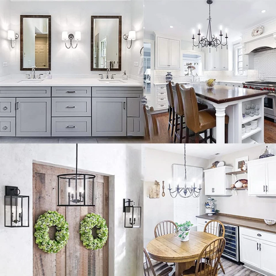 E12 Long Bulb, 6W T6 Edison Light Bulbs Cool White 5000K,7.3 inch,750lm, 75W ... - Image 3 of 4