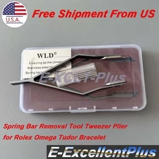 V Tweezer Plier Spring Bar Removal Tool For Rolex Omega Seiko Bracelet Strap USA