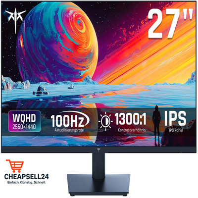 27 Zoll QHD 2K 100Hz IPS Anti-Blaulicht Monitor