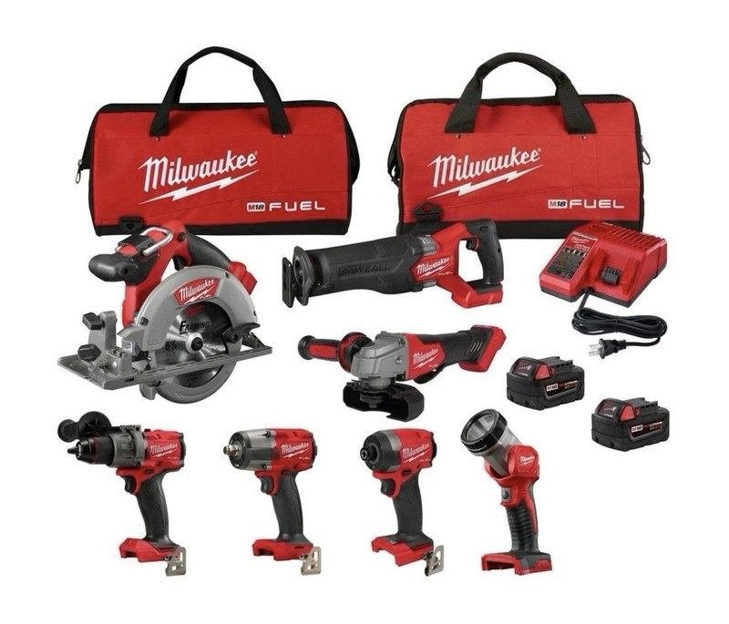 Milwaukee 3697-27 M18 Fuel 7-Tool Cordless Combo Kit