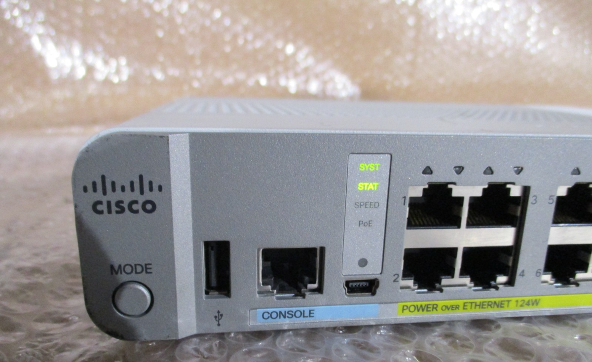 Cisco Catalyst 2960-CX Series WS-C2960CX-8PC-L 8 Port Gigabit