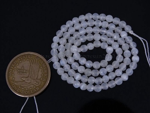 Natural Selenite Round Gemstone Spacer Loose Beads 15.5''Strand 6mm 4mm 8mm 10mn - Picture 9 of 13
