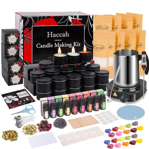 Complete Candle Making Kit With Wax Melter Candle Making Supplies Diy