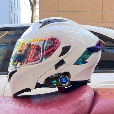 High Definition Camera Recorder Bluetooth Motorcycle Motorbike Modular Helmet