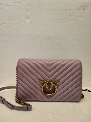 Bolsa PINKO (Love Click Clásico Chevronne) Code 100063_ A0GK