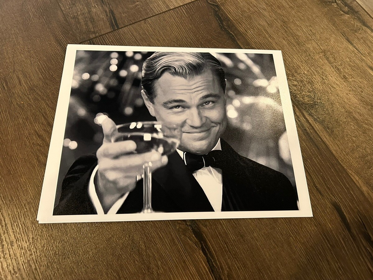 THE GREAT GATSBY Art Print Photo 11x14 Poster Toast Alcohol