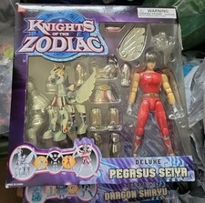 Figura BANDAI CABALLEROS DEL ZODIACO DELUXE Pegaso Seiya 2003 nueva en caja