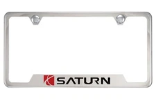 Chrome License Plate Frame for Saturn