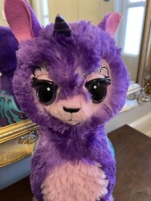 Llamacorn Hatchimals WOW Interactive Purple Growing Toy Animal 32" Spin Master