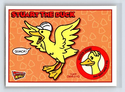 2001 Inkworks Simpsons Mania! #30 Stuart The Duck