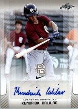 Kendrick Calilao 2017 Leaf Perfect Game Autograph NIKE All-American Auto Rookie