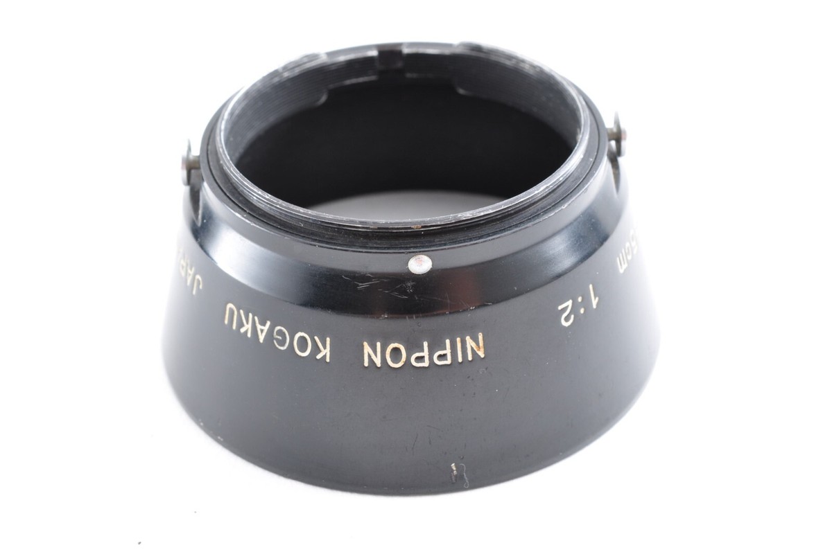 Nippon Kogaku Tokyo NIKKOR-S・C 5cm F2 Exc4] Nikon Nippon Kogaku Metal Lens Hood for Nikkor S 5cm F2