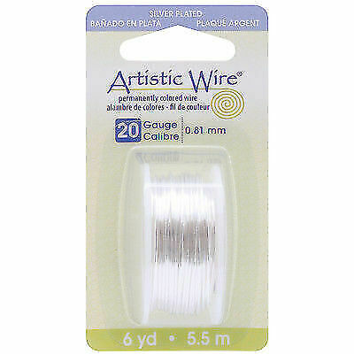 Artistic Wire-Silver 20 Gauge 6yd