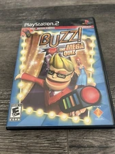 Buzz! The Mega Quiz PS2 PlayStation 2 Complete w/ Case & Manual Good condition