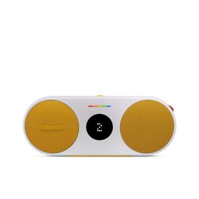 Polaroid P2 Music Player  - Super Portable Wireless Bluetooth Speake Gelb Weiss
