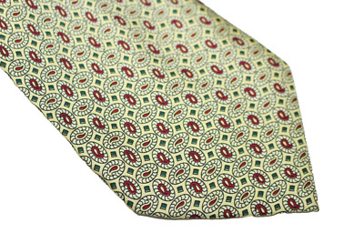 IDEAL MODA Seidenkrawatte Hergestellt IN Italien F54857